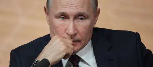 Russian President Vladimir Putin's annual news conference, in Moscow, Russia Russian President Vladimir Putin's annual news conference, in Moscow, Russia - Sputnik International