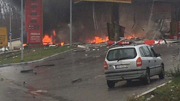 Explosion at gas station - Sputnik International