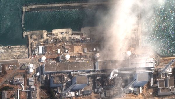 The Fukushima Daiichi Nuclear Power Plant is seen after an explosion, in this handout satellite image taken March 14, 2011 and released on December 24, 2019 by Maxar Technologie - Sputnik International