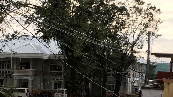 Fallen power lines after Typhoon Phanfone swept through Tanauan, Leyte, in the Philippines - Sputnik International