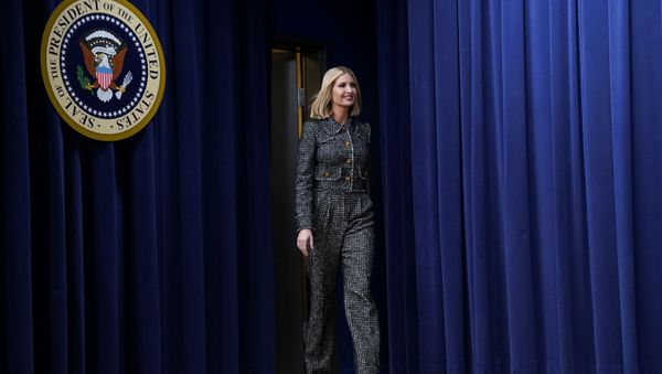 White House senior advisor Ivanka Trump arrives to introduce U.S. President Donald Trump to speak at a summit on child care and paid leave at the White House in Washington, U.S., December 12, 2019 - Sputnik International