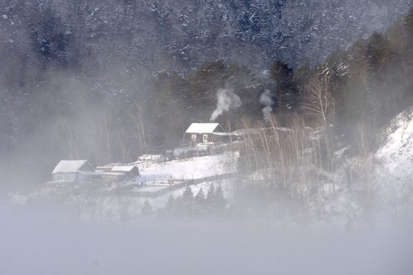 Russian Frost and Snowy Fairy Tales on the Yenisei River in Siberia - Sputnik International