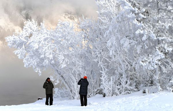 Russian Frost and Snowy Fairy Tales on the Yenisei River in Siberia - Sputnik International
