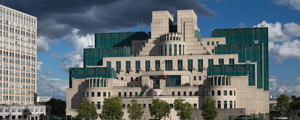 The SIS Building (or MI6 Building) at Vauxhall Cross, London, houses the headquarters of the British Secret Intelligence Service (SIS, MI6) The SIS Building (or MI6 Building) at Vauxhall Cross, London, houses the headquarters of the British Secret Intelligence Service (SIS, MI6) - Sputnik International