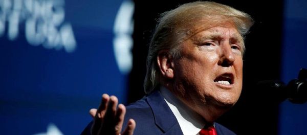 U.S. President Donald Trump delivers remarks at the Turning Point USA Student Action Summit at the Palm Beach County Convention Center in West Palm Beach, Florida, U.S. December 21, 2019 - Sputnik International