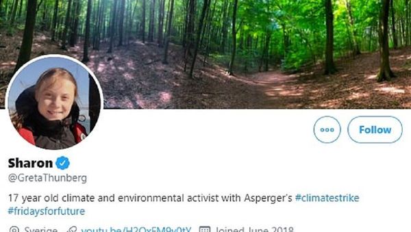 Greta Thunberg changes her Twitter moniker to 'SHARON' - Sputnik International