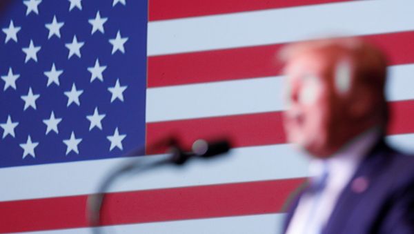 U.S. President Trump delivers remarks at an Evangelicals for Trump Coalition Launch - Sputnik International