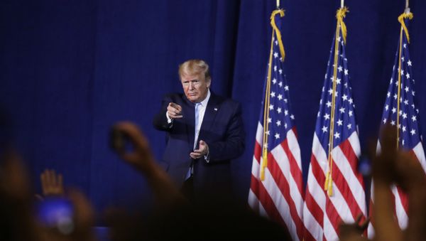 President Donald Trump speaks during an Evangelicals for Trump Coalition Launch at King Jesus International Ministry, Friday, Jan. 3, 2020, in Miami. - Sputnik International
