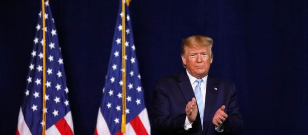 U.S. President Donald Trump makes a speech to evangelical supporters in Miami, Florida, U.S., January 3, 2020.   - Sputnik International