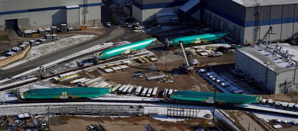 FILE PHOTO: Airplane fuselages bound for Boeing's 737 Max production facility await shipment on rail sidings at their top supplier, Spirit AeroSystems Holdings Inc, in Wichita, Kansas, U.S. December 17, 2019 - Sputnik International