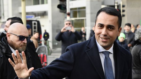 Italian Foreign Affairs Minister Luigi Di Maio in Brussels - Sputnik International