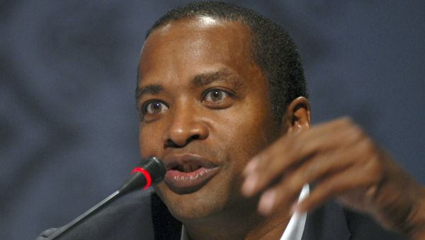 In this Dec. 3, 2009 file photo, David Drummond, Senior Vice President and Chief Legal officer of Google, addresses the 62nd World Newspaper Congress in Hyderabad, India. Drummond, the legal chief of Google parent company Alphabet, is leaving at the end of the month, following accusations of inappropriate relationships with employees. Alphabet did not give a reason for Drummond's departure in a short regulatory filing Friday, Jan. 10, 2020.  - Sputnik International