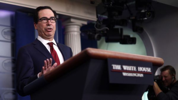US Secretary of the Treasury Steven Mnuchin in the James S. Brady Press Briefing Room of the White House - Sputnik International