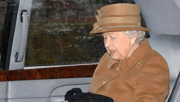 Britain's Queen Elizabeth departs from St Mary Magdalene's church on the Sandringham estate in eastern England, Britain January 12, 2020. REUTERS/Toby Melville - Sputnik International
