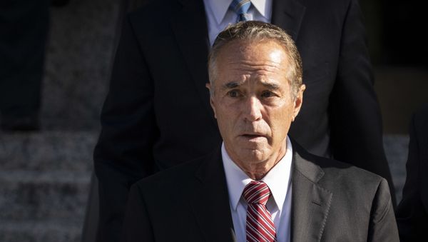 Former U.S. Rep. Chris Collins (R-NY) exits federal court on October 1, 2019 in New York City.  - Sputnik International