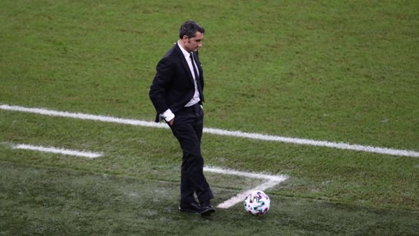Barcelona coach Ernesto Valverde - Sputnik International