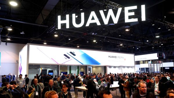  The Huawei booth is shown during the 2020 CES in Las Vegas, Nevada, U.S. January 7, 2020 - Sputnik International