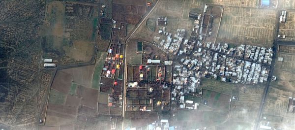 A view shows the area where an Ukraine International Airlines plane crashed after take-off from Iran's Imam Khomeini airport, on the outskirts of Tehran, in this handout Maxar's WorldView-2 satellite image taken January 9, 2020 - Sputnik International