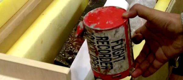A flight recorder, also known as a black box, purportedly recovered from the crashed Ukrainian airliner, Boeing 737-800, is seen in this still image taken from a video, in Tehran, Iran January 10, 2020 - Sputnik International