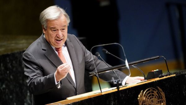 United Nations Secretary General Antonio Guterres addresses the opening of the 74th session of the United Nations General Assembly at U.N. headquarters in New York City, New York, U.S., September 24, 2019. - Sputnik International
