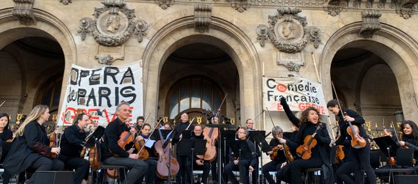 Action by Opera of Paris Artists Against Pension Reform - Sputnik International