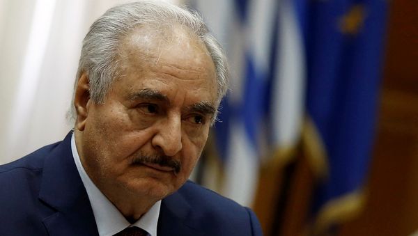 Libyan commander Khalifa Haftar Libyan commander Khalifa Haftar - Sputnik International