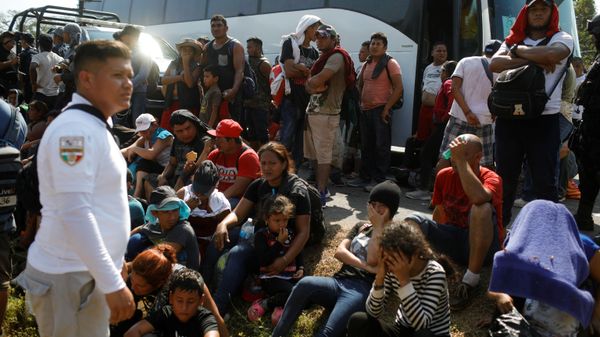 Migrant caravan on its way to the US - Sputnik International