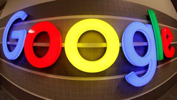 An illuminated Google logo inside an office building in Zurich, Switzerland, December 5, 2018 - Sputnik International