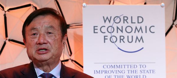 Ren Zhengfei, Founder and CEO of Huawei Technologies speaks during a session at the 50th World Economic Forum in Davos Ren Zhengfei, Founder and CEO of Huawei Technologies speaks during a session at the 50th World Economic Forum in Davos - Sputnik International