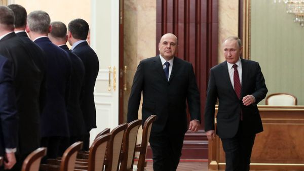 Russian President Vladimir Putin holds meeting with new government. January 21, 2020. Russian President Vladimir Putin holds meeting with new government. January 21, 2020. - Sputnik International