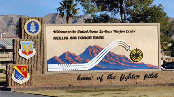 Welcome To Nellis AFB Sign - Sputnik International