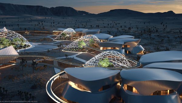 Interstellar Lab's EBIOS project will feature a network of stations, each designed as a hospitality and science centre for astronaut training, scientific research, and agriculture. - Sputnik International