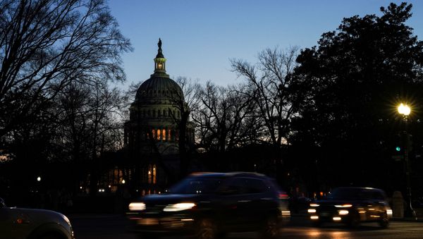 The US Capitol is seen at sunset on the second day of the Senate impeachment trial of U.S. President Donald Trump in Washington, U.S., January 22, 2020 The US Capitol is seen at sunset on the second day of the Senate impeachment trial of U.S. President Donald Trump in Washington, U.S., January 22, 2020 - Sputnik International