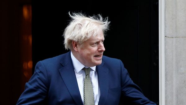 Britain's Prime Minister Boris Johnson arrives to welcome Egyptian President Abdel Fattah el-Sisi Britain's Prime Minister Boris Johnson arrives to welcome Egyptian President Abdel Fattah el-Sisi - Sputnik International