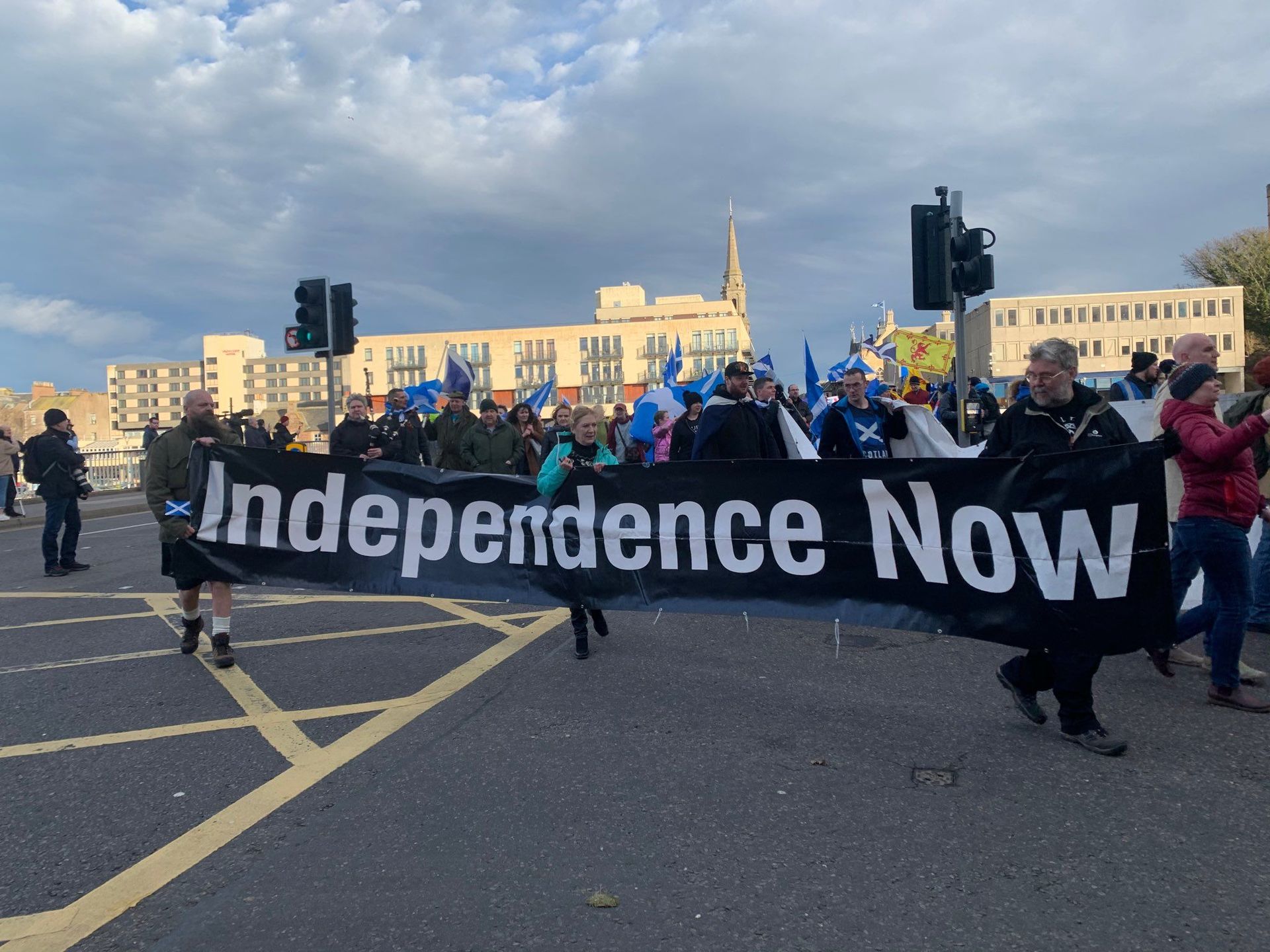 Freedom March for Scottish Independence in Inverness, the Scottish Highlands Freedom March for Scottish Independence in Inverness, the Scottish Highlands - Sputnik International, 1920, 27.09.2021
