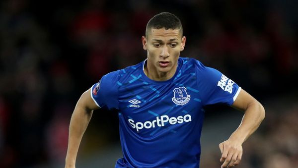 Everton's Richarlison in action - Sputnik International