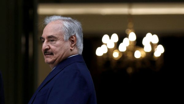 Libyan commander Khalifa Haftar - Sputnik International