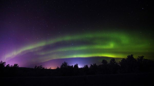 The northern lights in the Murmansk Oblast, Russia - Sputnik International
