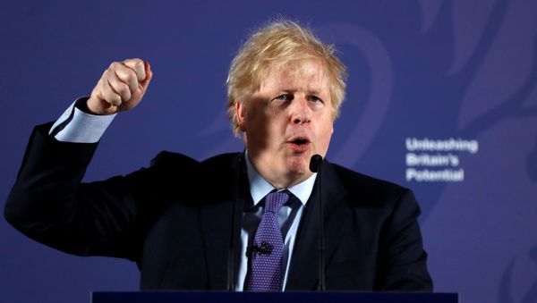 British Prime Minister Boris Johnson outlines his government's negotiating stance with the European Union after Brexit, during a speech at the Old Naval College in Greenwich, in London, Britain February 3, 2020. British Prime Minister Boris Johnson outlines his government's negotiating stance with the European Union after Brexit, during a speech at the Old Naval College in Greenwich, in London, Britain February 3, 2020. - Sputnik International