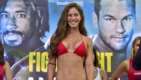 Avril Mathie during the weigh-in for Miami Fight Night on January 29, 2020 in Miami - Sputnik International