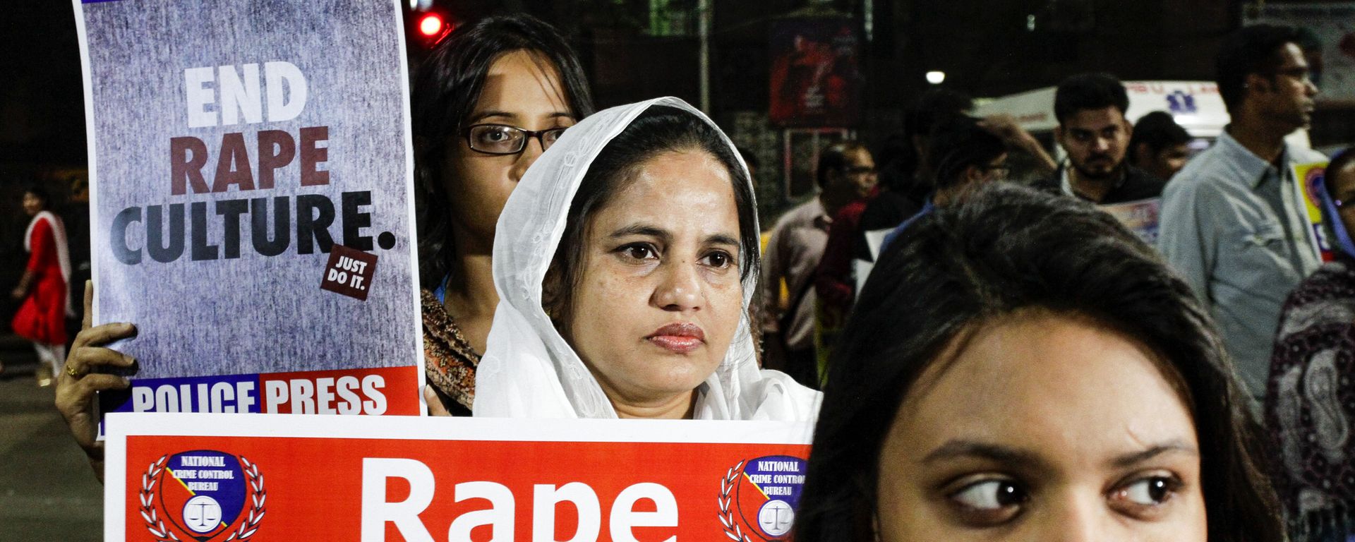 FILE- In this Dec. 4, 2019, file photo, Indians walk with placards during a protest demanding justice in the case of a veterinarian who was gang-raped and killed the previous week, in Kolkata, India FILE- In this Dec. 4, 2019, file photo, Indians walk with placards during a protest demanding justice in the case of a veterinarian who was gang-raped and killed the previous week, in Kolkata, India - Sputnik International, 1920, 01.10.2020