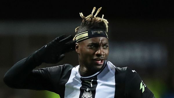 Soccer Football - FA Cup Fourth Round Replay - Oxford United v Newcastle United - Kassam Stadium, Oxford, Britain - February 4, 2020 Newcastle United's Allan Saint-Maximin celebrates scoring their third goal Soccer Football - FA Cup Fourth Round Replay - Oxford United v Newcastle United - Kassam Stadium, Oxford, Britain - February 4, 2020 Newcastle United's Allan Saint-Maximin celebrates scoring their third goal - Sputnik International