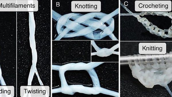 An illustration of techniques using the newly-developed 'human textile'  - Sputnik International
