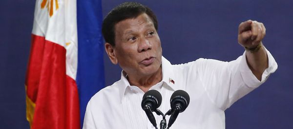 FILE - In this Aug. 27, 2019, file photo, Philippine President Rodrigo Duterte addresses land reform beneficiaries on the 31st year of the implementation of the Comprehensive Agrarian Reform Program (CARP) in suburban Quezon city, northeast of Manila, Philippines. A spokesman said Thursday, Oct. 17, 2019 FILE - In this Aug. 27, 2019, file photo, Philippine President Rodrigo Duterte addresses land reform beneficiaries on the 31st year of the implementation of the Comprehensive Agrarian Reform Program (CARP) in suburban Quezon city, northeast of Manila, Philippines. A spokesman said Thursday, Oct. 17, 2019 - Sputnik International