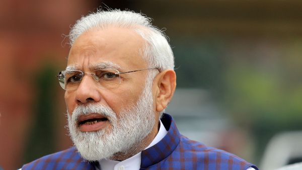 FILE PHOTO: India's Prime Minister Narendra Modi speaks to the media inside the parliament premises on the first day of the winter session in New Delhi, India, November 18, 2019. - Sputnik International