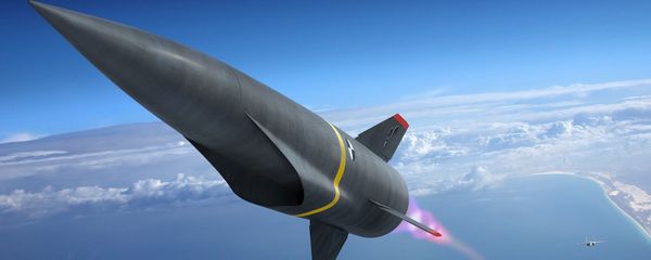 Artist's conception of a hypersonic missile during its launch phase. - Sputnik International