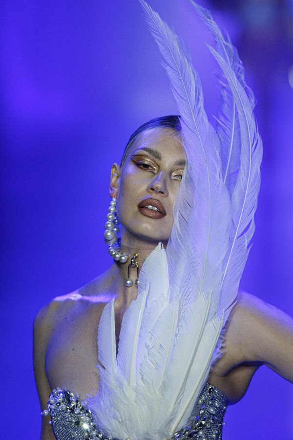A model walks the runway for The Blonds during New York Fashion Week at Spring Studios on 9 February 2020 in New York City. - Sputnik International