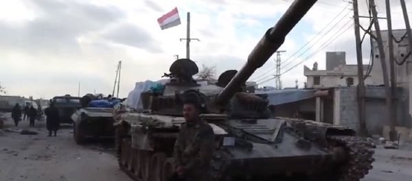 Syrian Army prepares to retake M-5 highway Syrian Army prepares to retake M-5 highway - Sputnik International