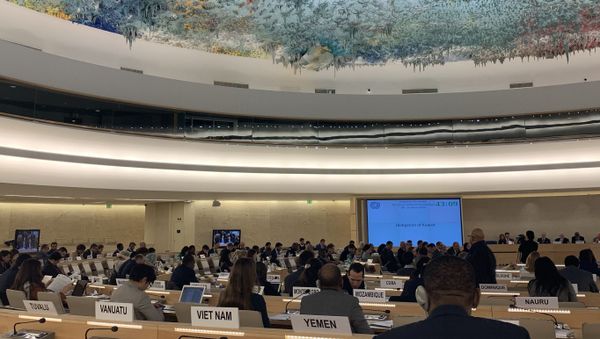 UN delegates convene for Kuwaiti Universal Periodic Review in Geneva, Switzerland on 29 January 2020 - Sputnik International