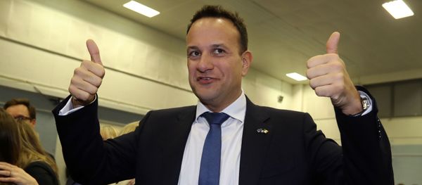 Irish Prime Minister Leo Varadkar reacts after the announcement of voting results, at a count centre during Ireland's national election, in Citywest, near Dublin, Ireland, February 9, 2020 Irish Prime Minister Leo Varadkar reacts after the announcement of voting results, at a count centre during Ireland's national election, in Citywest, near Dublin, Ireland, February 9, 2020 - Sputnik International